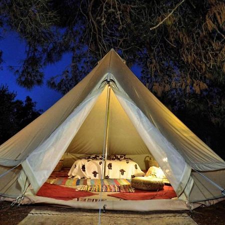 Glamping At A Lovely Tent In Skiaxtro- Marathopoli 빌라 외부 사진