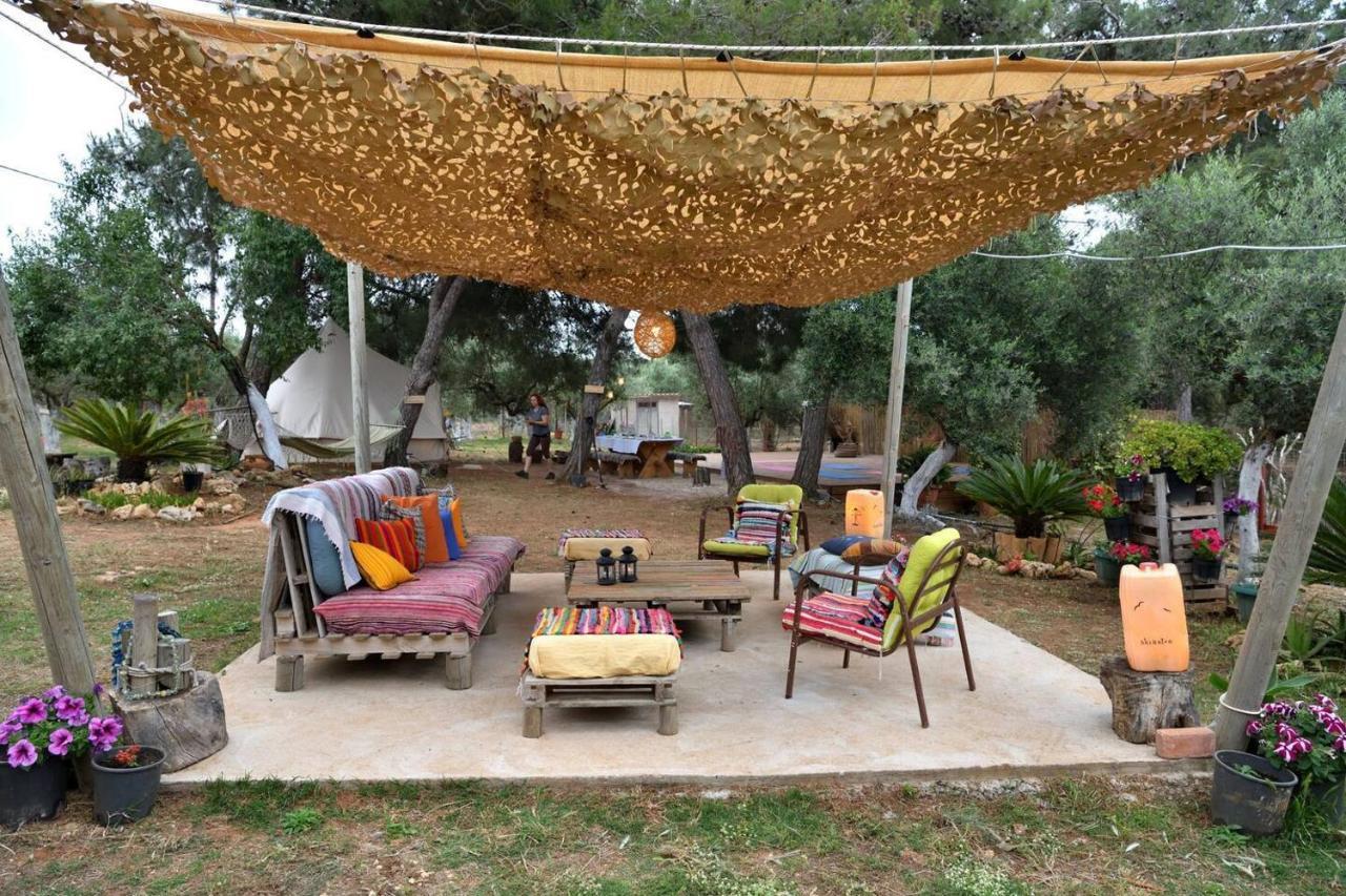 Glamping At A Lovely Tent In Skiaxtro- Marathopoli 빌라 외부 사진