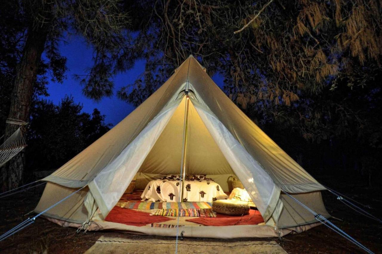 Glamping At A Lovely Tent In Skiaxtro- Marathopoli 빌라 외부 사진