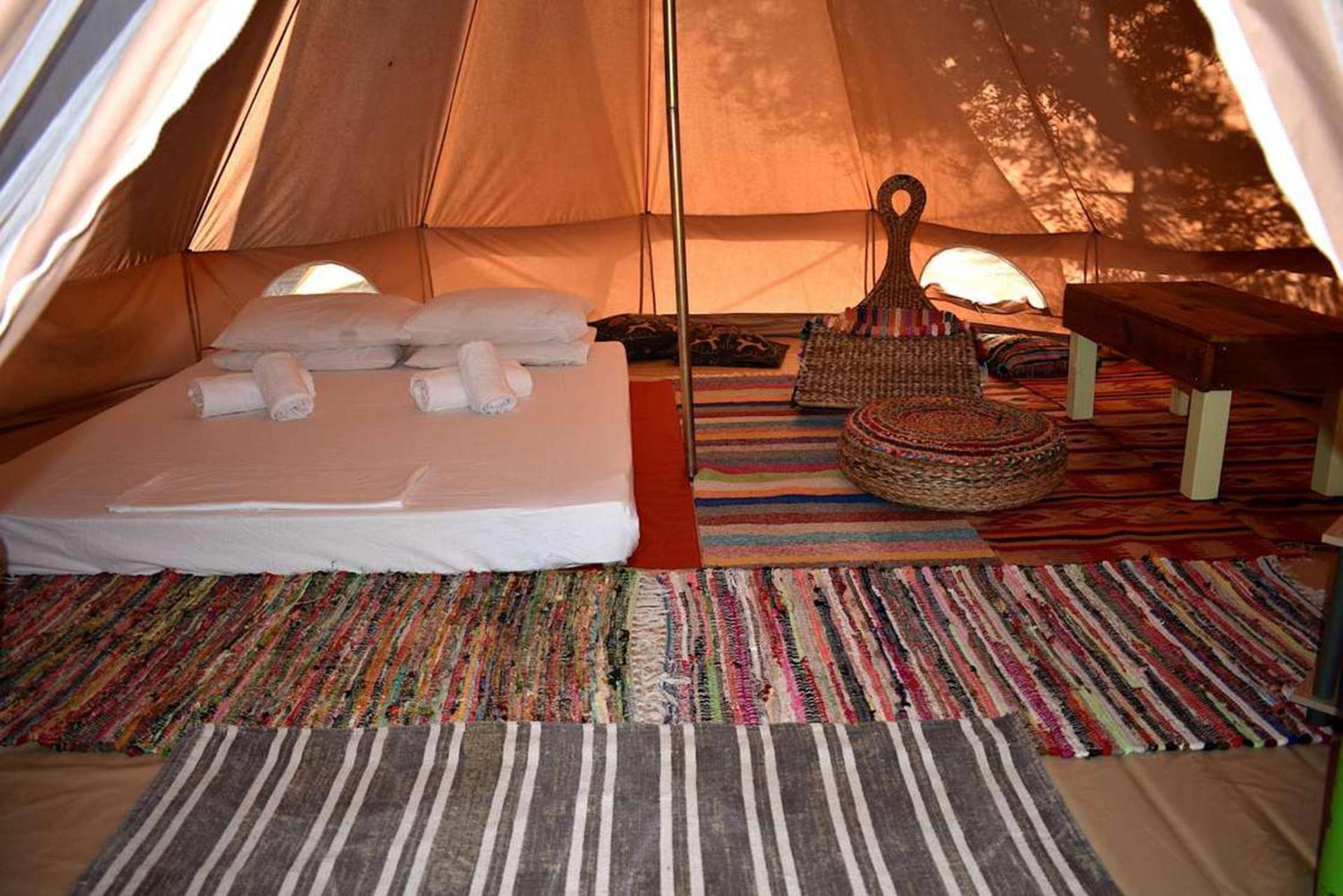 Glamping At A Lovely Tent In Skiaxtro- Marathopoli 빌라 외부 사진